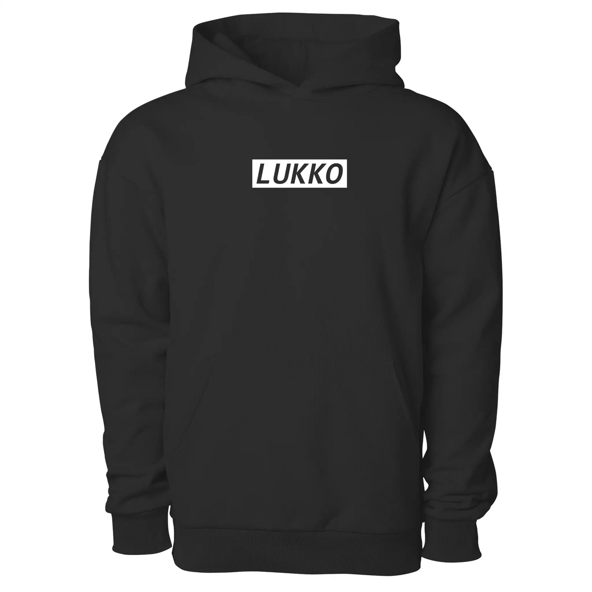Lukko Frame Hoodie Oversized Black 