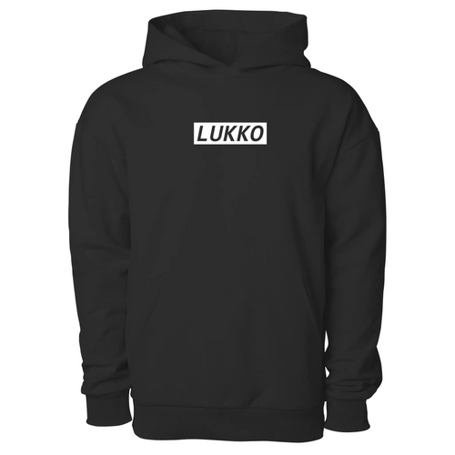 Lukko Frame Hoodie Oversized Black 
