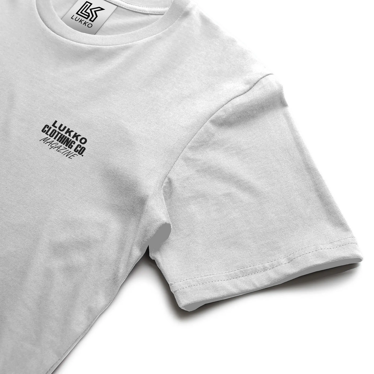Lukko Magazine T shirt Classic Fit White 