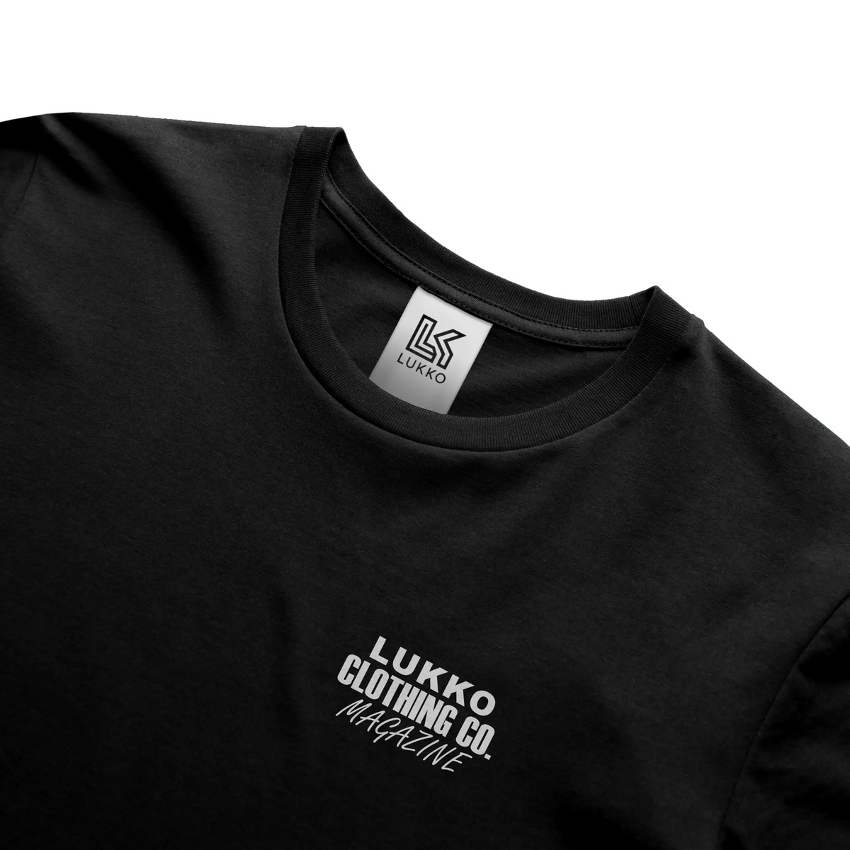 Lukko Magazine T shirt Classic Fit Black 