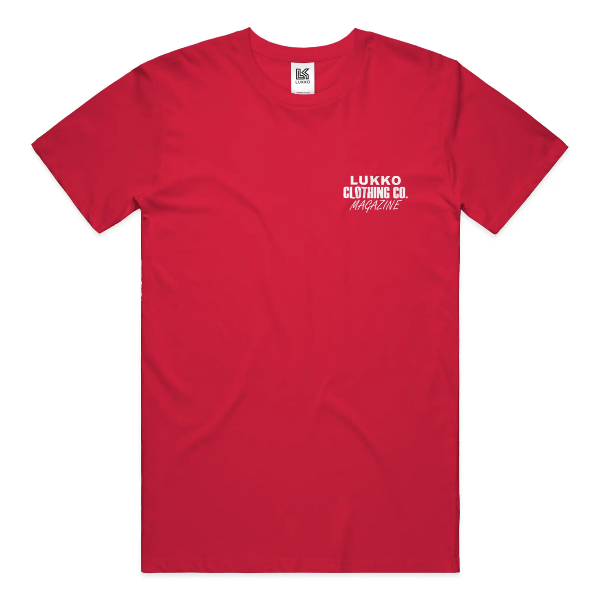 Lukko magazine T shirt Classic Fit Red 