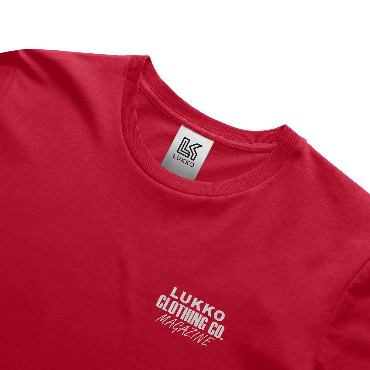 Lukko magazine T shirt Classic Fit Red 