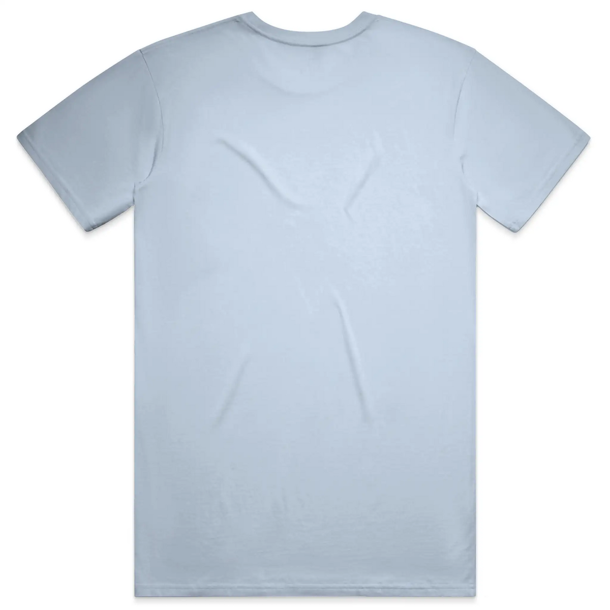 Apliiq Lukko Box classic fit T-shirt in black, featuring a simple crew neck and short sleeves, laid flat on a white background.