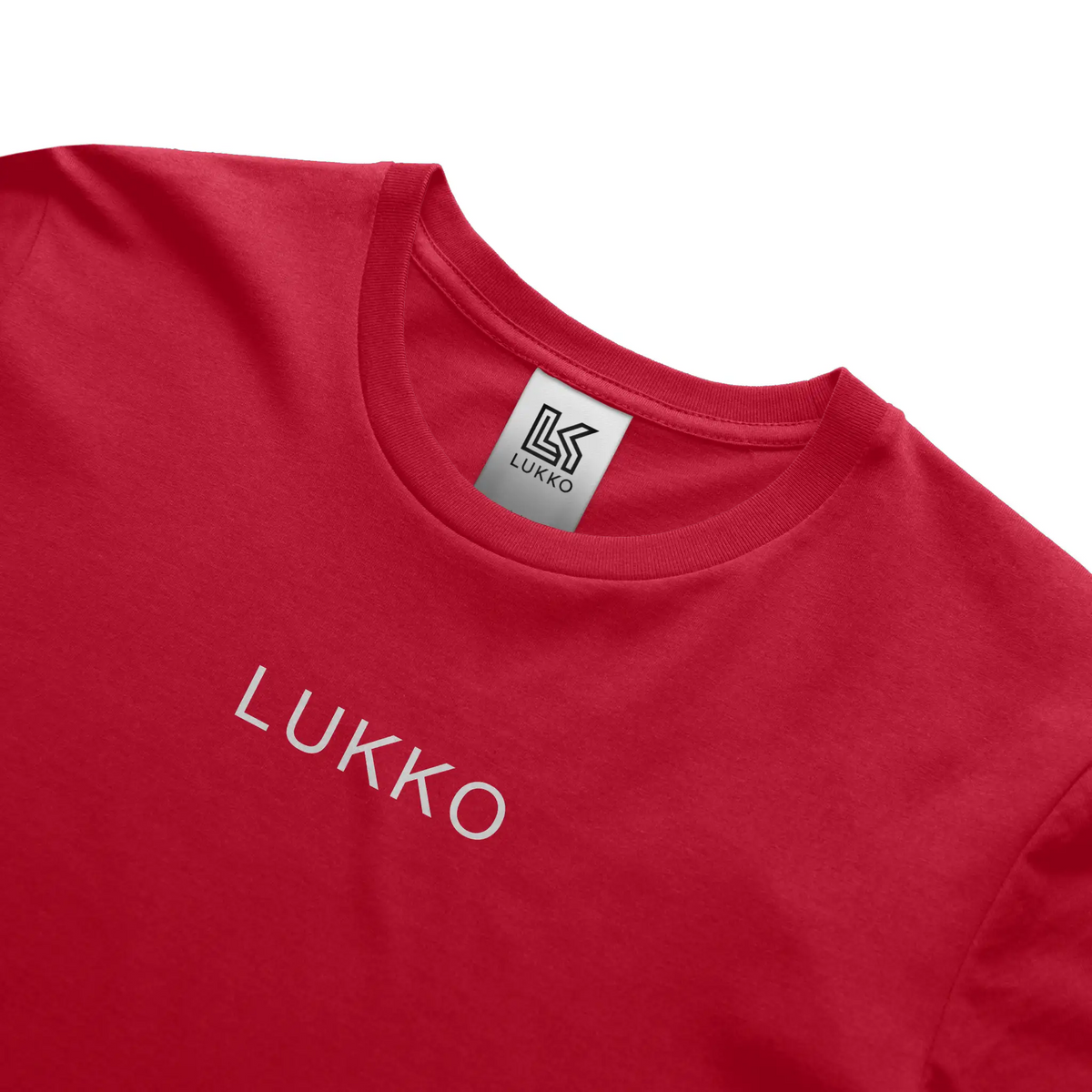 Apliiq Lukko Traditional classic fit T-shirt in neutral fabric, featuring a simple round neckline and short sleeves.