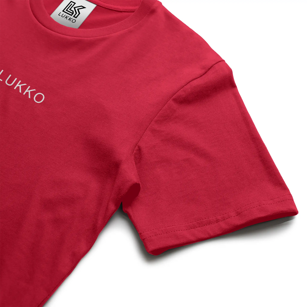 Apliiq Lukko Traditional T-shirt in classic fit, displaying a beige cotton t-shirt with a simple crew neck and short sleeves.