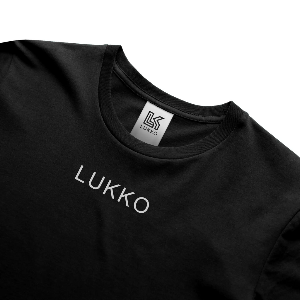 Lukko Traditional T shirt Classic Fit Black 