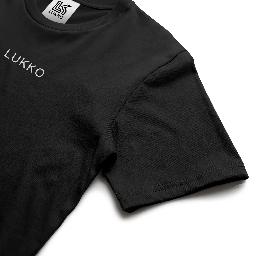 Lukko Traditional T shirt Classic Fit Black 
